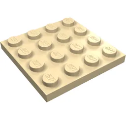 Plate 4 x 4 / Tan