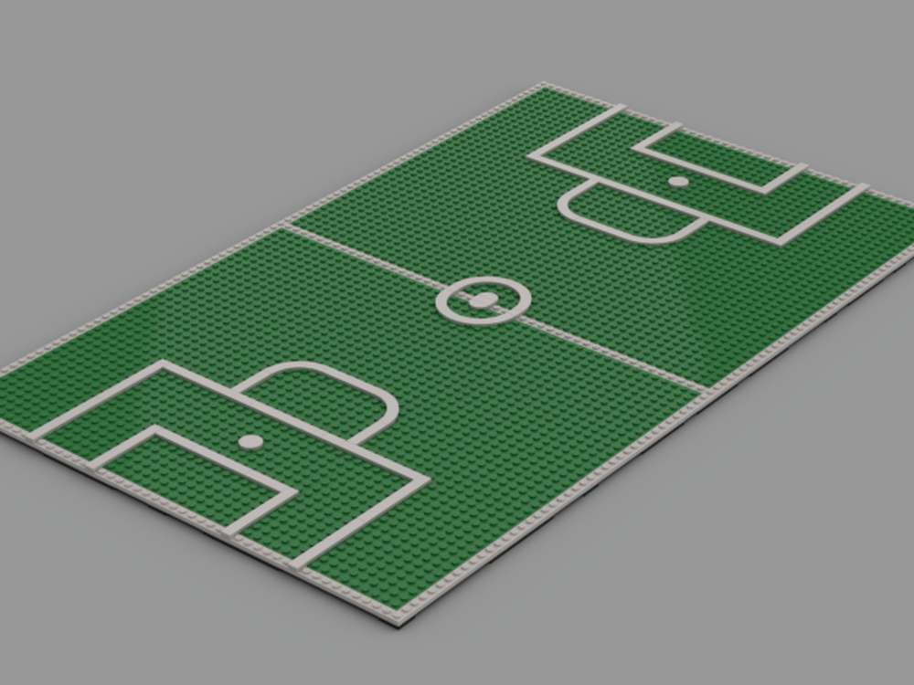 Lego Football (Soccer) Pitch