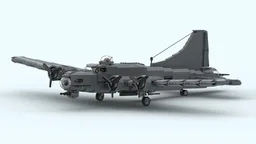 Boeing B-17 Flying Fortress - Minifig Scale - V2