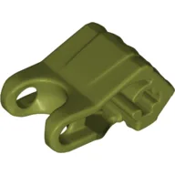 Large Figure Hand, Fist with Axle Hole, 4 Fingers / Olive Green