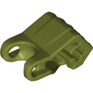 Lego Large Figure Hand, Fist with Axle Hole, 4 Fingers / Olive Green