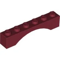 Brick Arch 1 x 6 / Dark Red