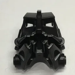 Large Figure Head Connector Block 3 x 4 x 1 2/3 / Black