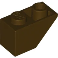 Brick Sloped Inverted 45° 2 x 1 / Dark Brown