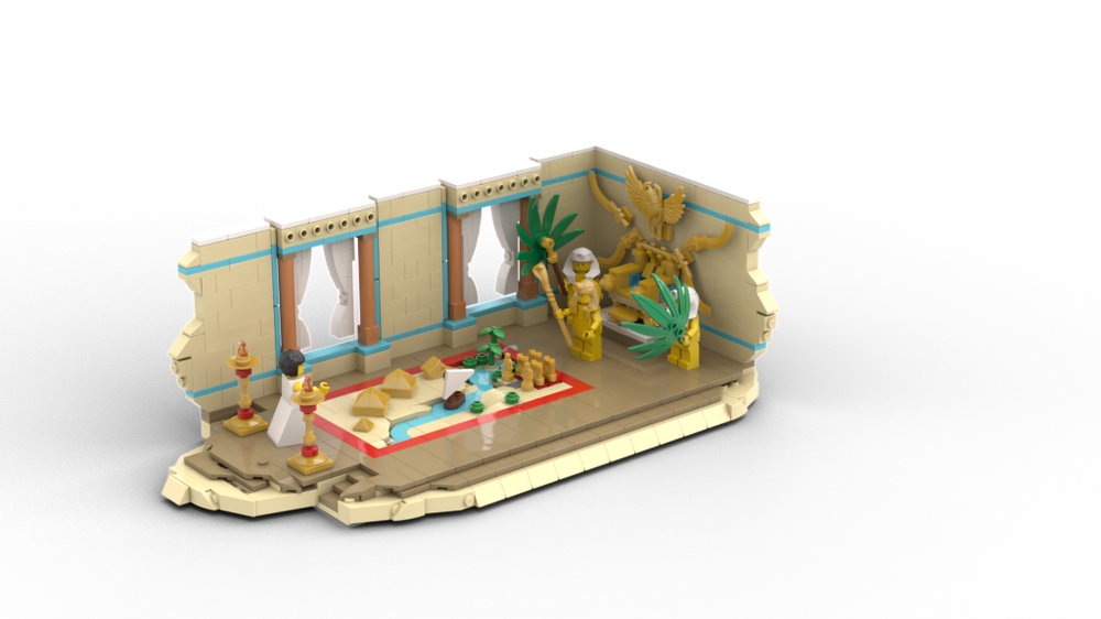 Lego Egypt Pharaoh room