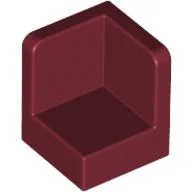 Panel 1 x 1 x 1 Corner / Dark Red
