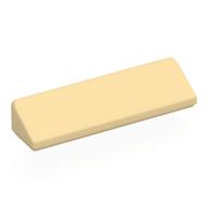 Lego Brick Sloped 30° 1 x 4 x 2/3 / Tan