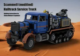 Scammell (modified) Halftrack Service Truck
