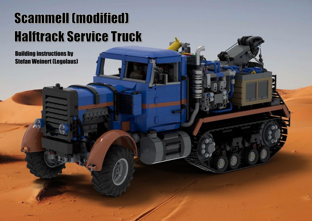 Lego Scammell (modified) Halftrack Service Truck