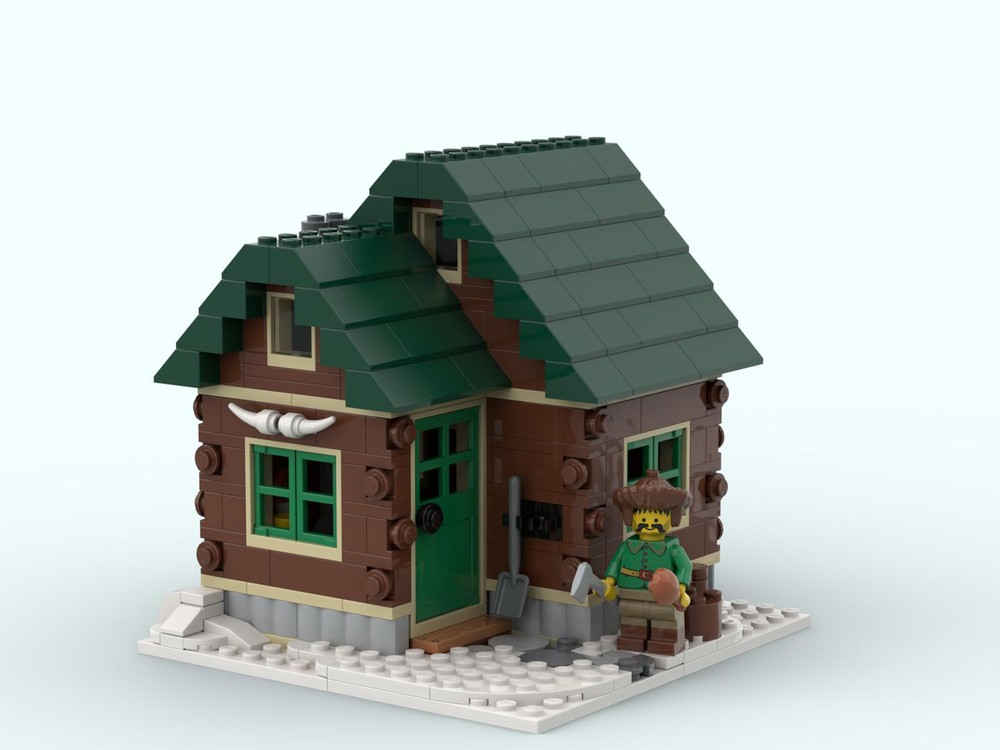 Lego Mountain Village modification of the LEGO Creator 3 in 1: 31048 Lakeside Lodge
