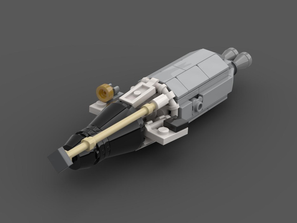Lego Gemini Satellite Inspector (Saint) [1:110 Saturn V scale]