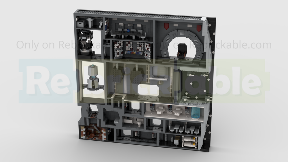 Lego Deathstar for IKEA Sannahed Frame