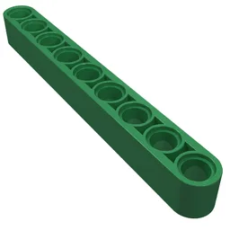 Technic Beam 1 x 9 Thick / Green