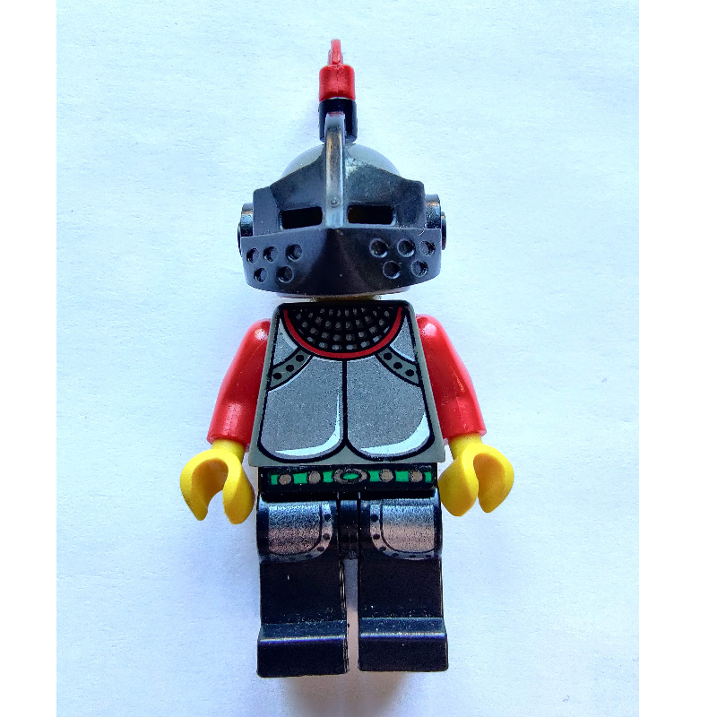 Lego Knight (Knights Kingdom I) - Plate on Legs, Red Plume