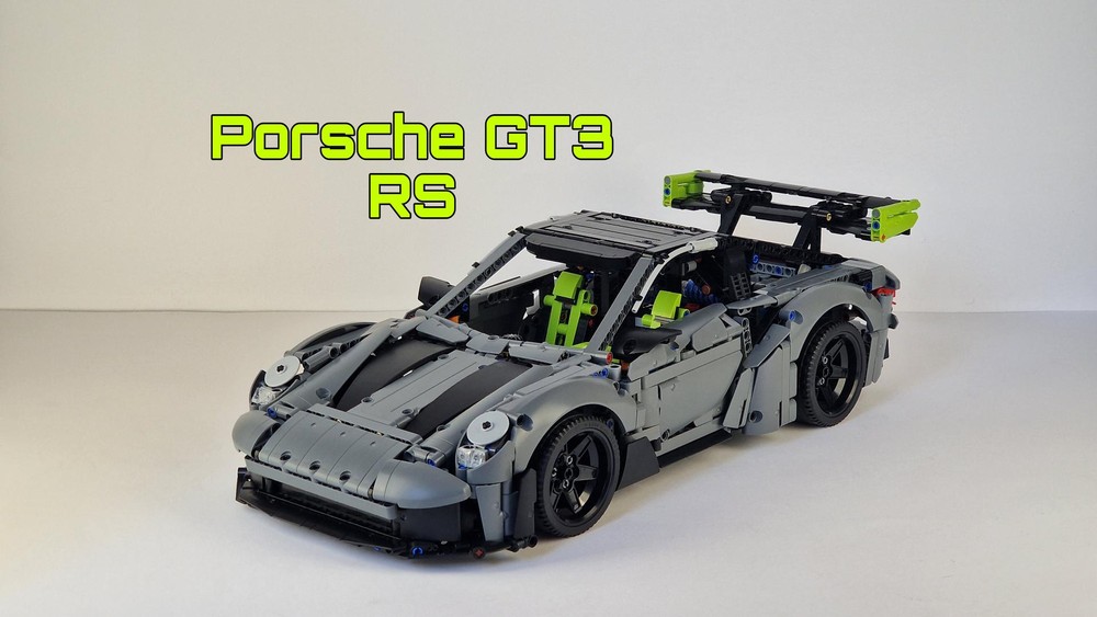 Lego Porsche GT3 RS 42156 B-model alternate (1:10 scale)