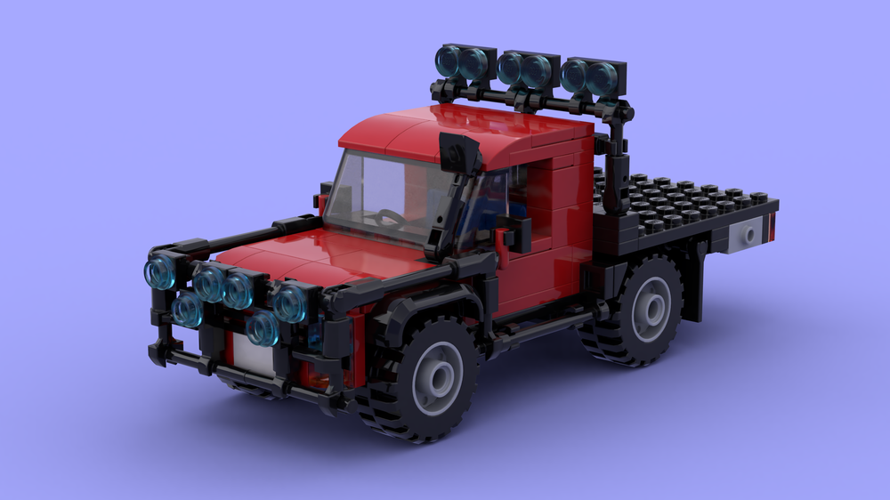 Lego off-road kitted ute w/ tray back