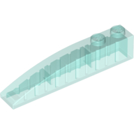 Lego Brick Curved 6 x 1 / Trans-Light Blue