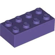 Brick 2 x 4 / Medium Violet