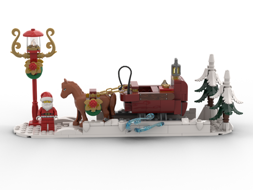 Lego Sleigh Ride In the Snow