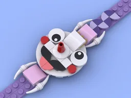 Spinning clown bracelet