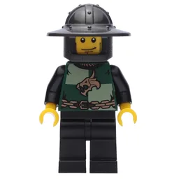Dragon Knight, Dark Green, Wide Brim Helmet
