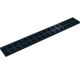 Plate 2 x 16 / Black