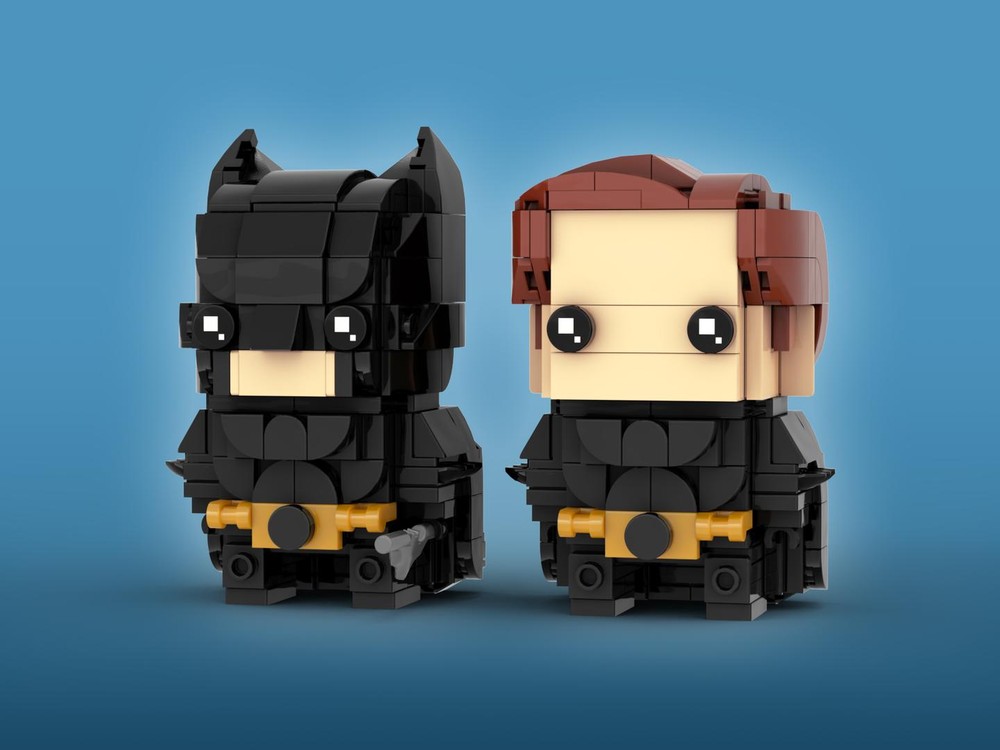 Lego Bat Man Brickheadz LEGO MOC - The Dark Knight