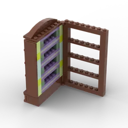 Bookshelf with Hidden Storage