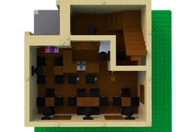 Inverted corner building - Pub