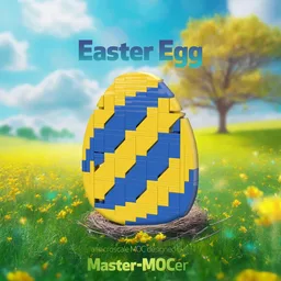 2-colored Easter Egg