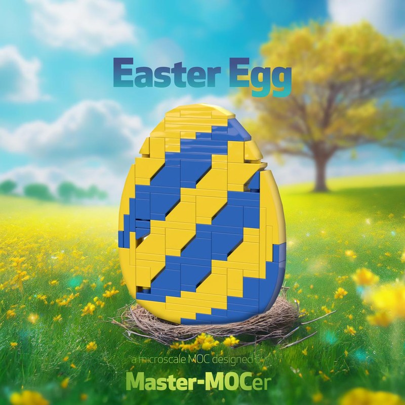 Lego 2-colored Easter Egg