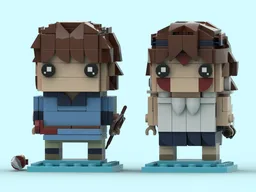Ashitaka & Princess Mononoke - Studio Ghibli BrickHeadz
