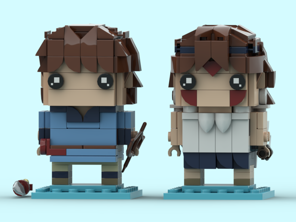 Lego Ashitaka & Princess Mononoke - Studio Ghibli BrickHeadz