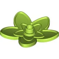 Duplo Plant / Leaf / Flower, 5 Points / Lime