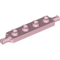 Plate Special 1 x 4 with Wheels Holder / Pink