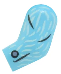 Arm, Left with Creases and Wrinkles Pattern / Medium Azure