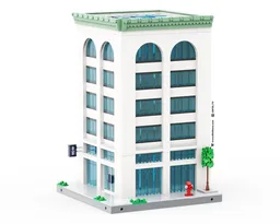 Corner Clothing Store and Lofts Modular Instructions