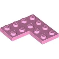 Plate 4 x 4 Corner / Bright Pink