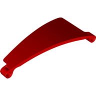 Lego Technic Panel Curved 5 x 13 x 2 Tapered, Right #51 / Red