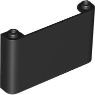 Lego Windscreen 1 x 6 x 3 / Black