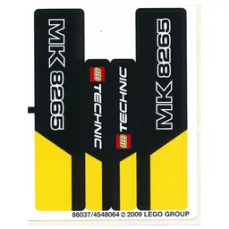 Sticker Sheet for Set 8265-1 / [No Color/Any Color]