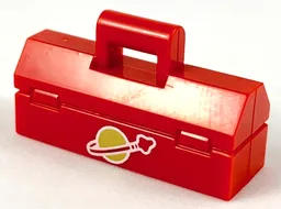 Toolbox with Classic Space Logo Print