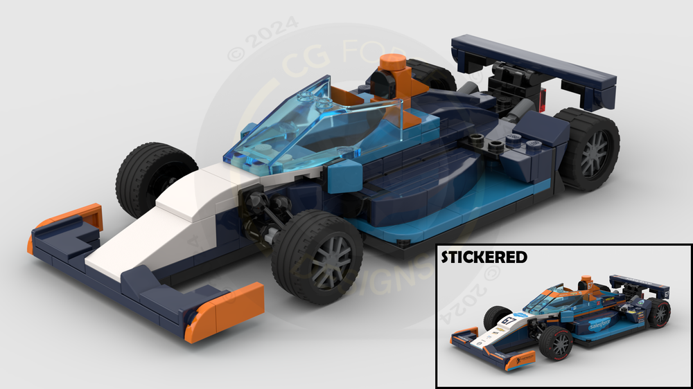 Lego Indycar 2020 DRR Hildebrand Oval Spec