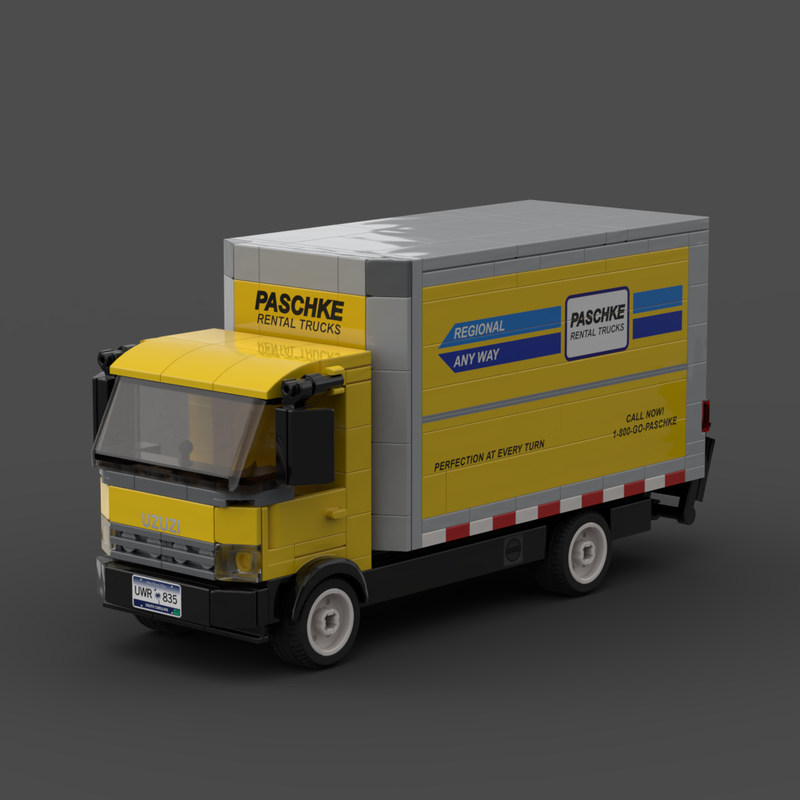 Lego Cabover Rental Box Truck