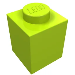 Brick 1 x 1 / Lime