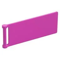 Flag 7 x 3 with Rod / Dark Pink