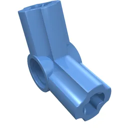 Technic Axle and Pin Connector Angled #5 - 112.5° / Medium Blue
