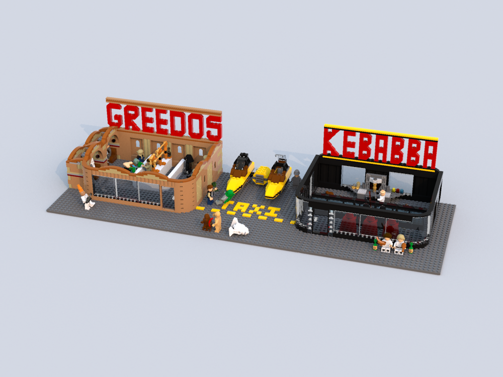 Lego Star Wars in the City