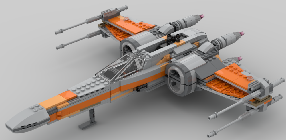 Lego Resistance X-Wing - Orange