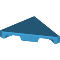 Lego Tile 45° Cut 2 x 2 (Triangle) / Dark Azure